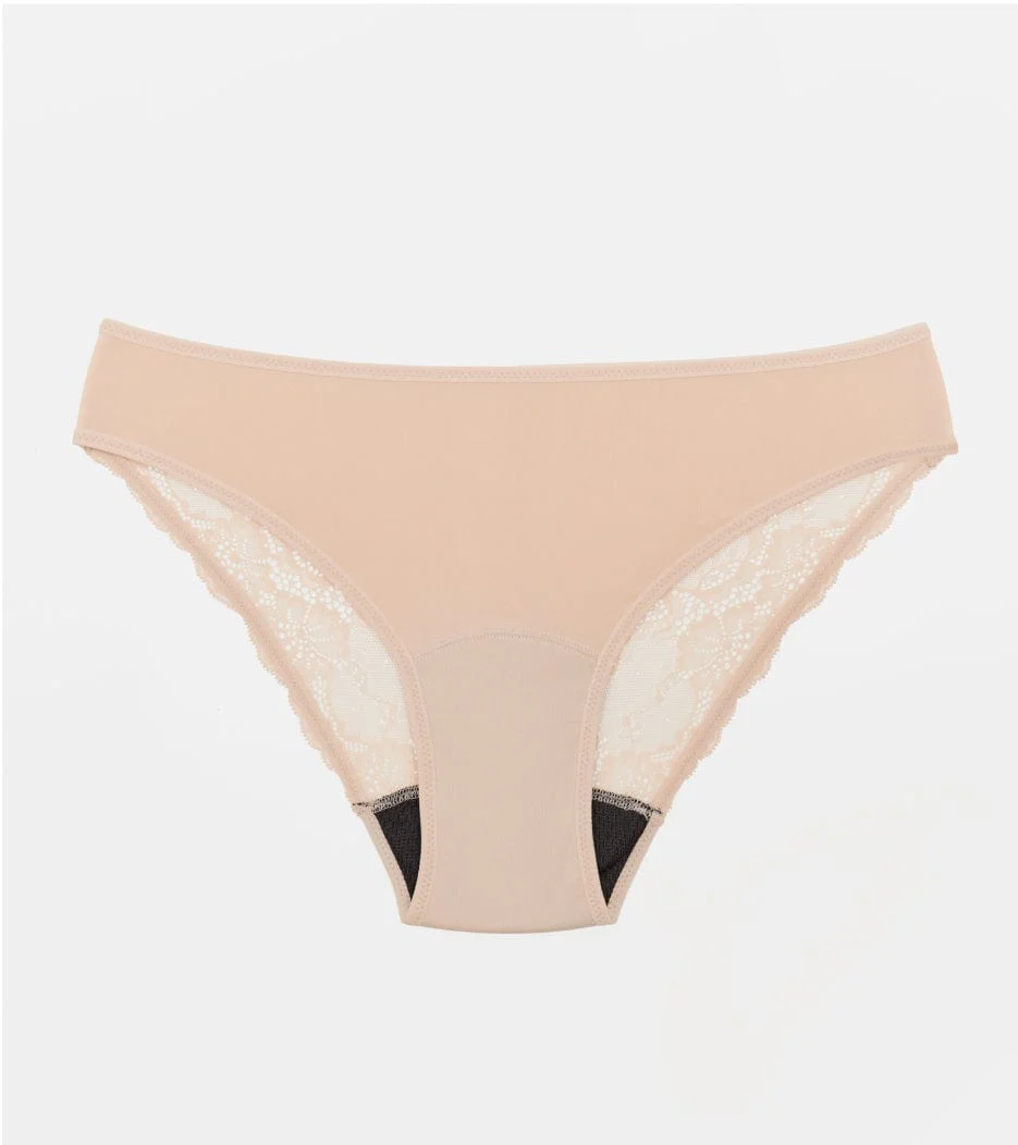 Spitze Brief - Recyceltes Nylon - Beige - Image 4